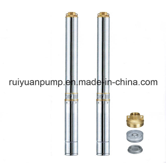 4 Inches 750W Standard Brass Outlet Deep Well Submersible Pump Water Pompa for Garden Use (4SD8-06/0.75KW)