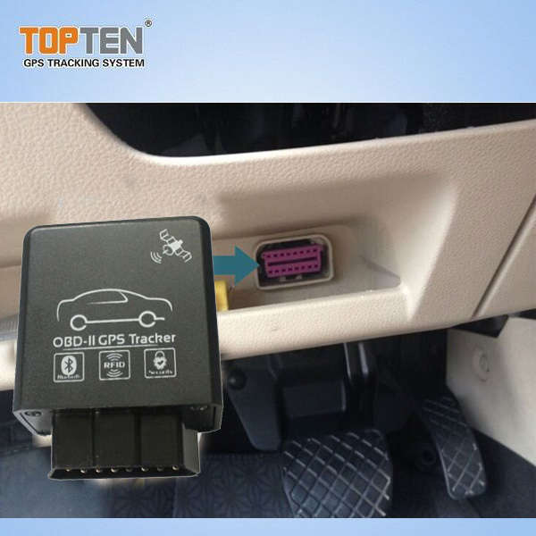 OBD 2 Vehicle Tracker Support 2.4G Long Distance RFID Car Alarm Tk228-Ez