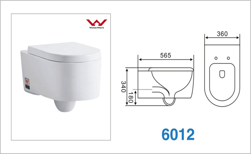 Cremic Wall Hung Toilet Without Cistern (CVT6012)