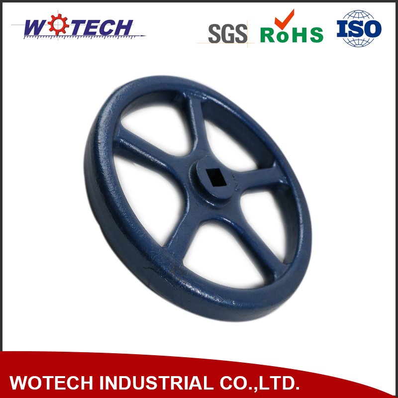 OEM Mechanical Metal Sand Casting with CNC Machining Wheel