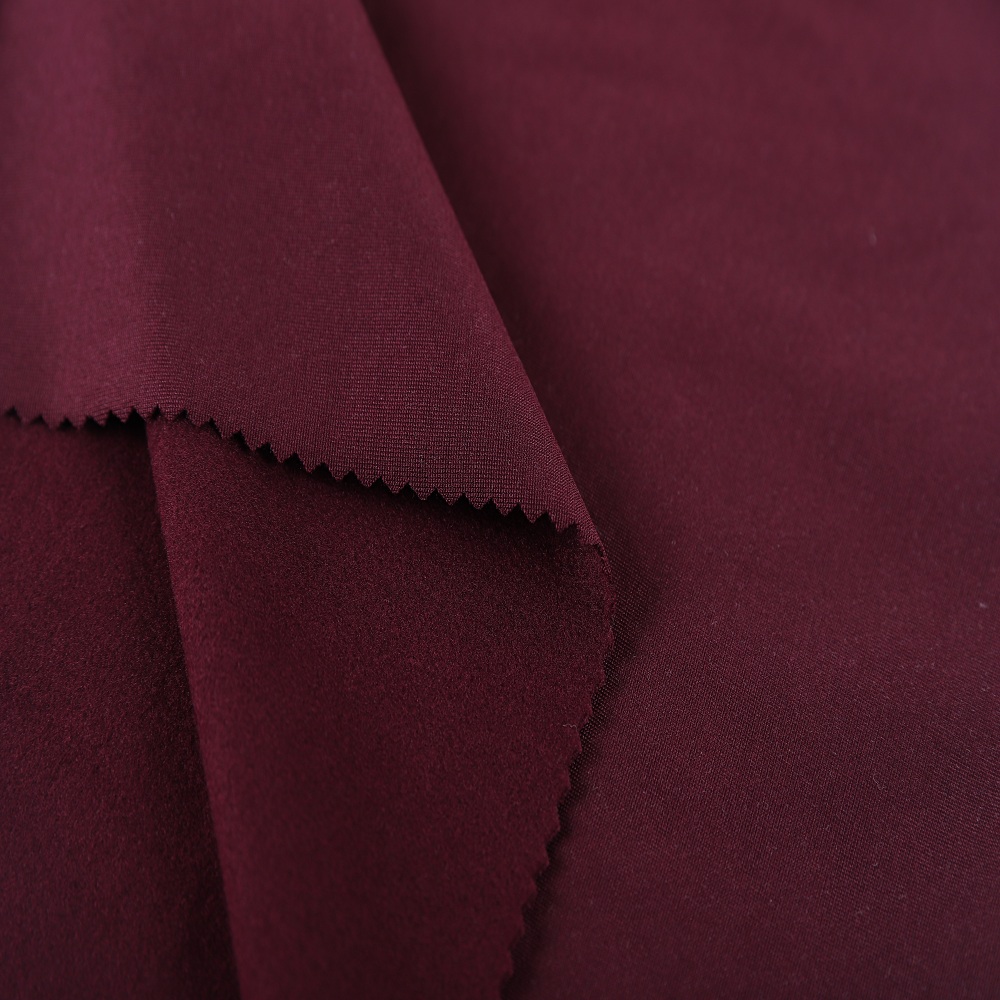 double brushed polyester fabric