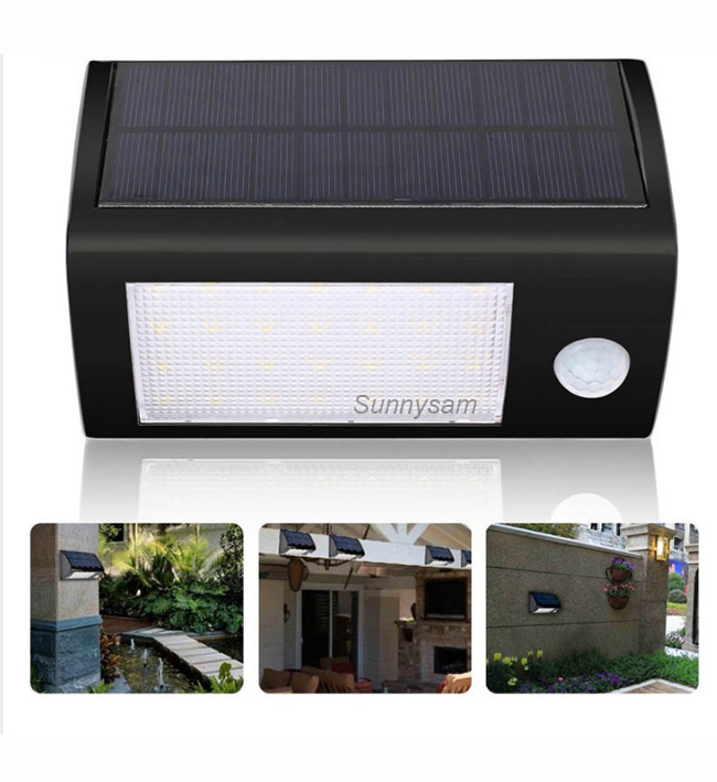 IP65 28 LED Solar Outdoor Light with Motion Sensor for Garden Fence