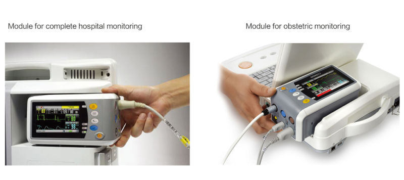 Transport Emergency Transfer Patient Monitor Touchscreen Handheld Ambulance Vital Signs Monitor Sc-C30