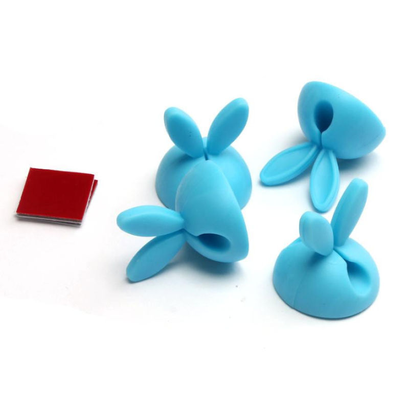 Lovely Rabbit Shape Silicone Viscose Cable Winder