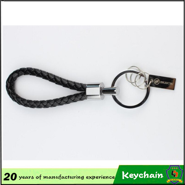 String Key Chain with Laser Logo of Car Logo