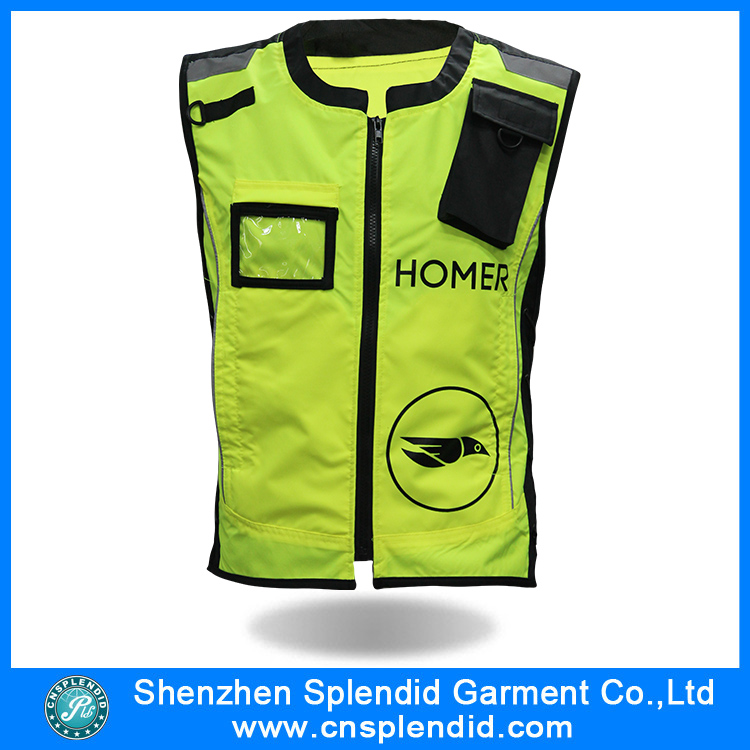 Wholesale Men's Safety Clothes High Visibility Reflective Vest