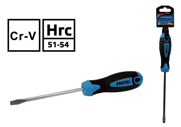 125mm Professional Hand Tool Slotted Screwdriver (FHSS6125)