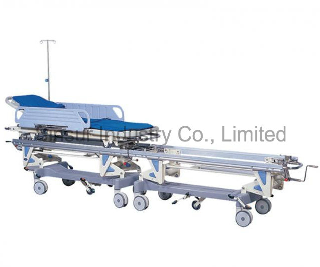 Medical Emergency ICU Transport Connecting Stretcher