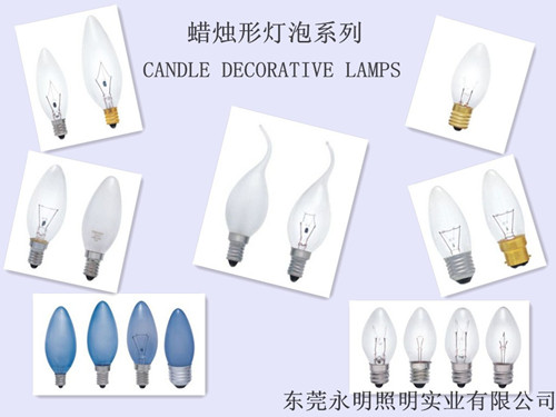 Candle Lamp C35-92, Incandescent Bulb