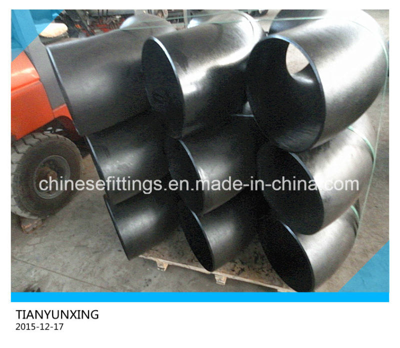 Buttweld Seamless Carbon Steel Fittings Elbows with Black Painting