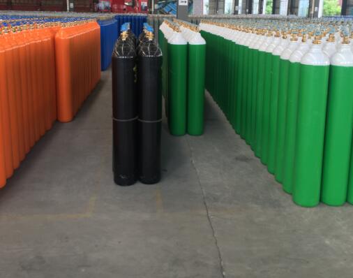 80L Nitrogen Black Gas Cylinder