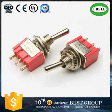 High Quality IP67 Toggle Switch Dpdt Mini Toggle Switch (FBELE)