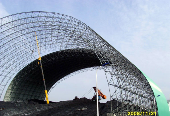 Space Frame for Coal Storage Construction