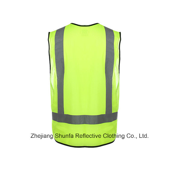 High Visibility Reflective Safety Mesh Vest with Reflective Stape