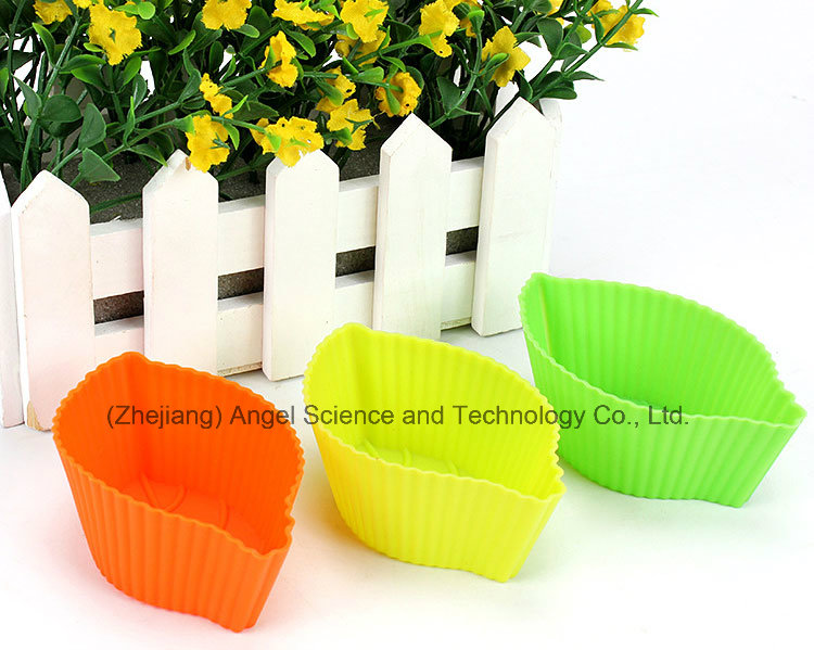 Wholesale Cake Tool Tree Leaf Silicone Muffin Cup Mold Sc03