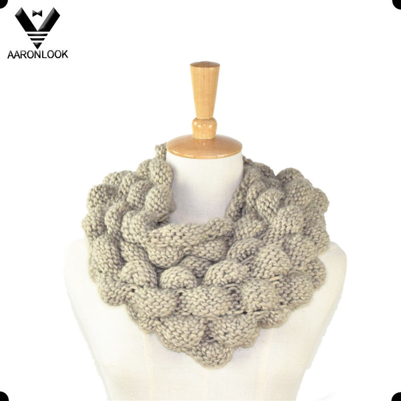 2016 New Fashion Hand Made Chunky Crochet Knit Collar Scarf