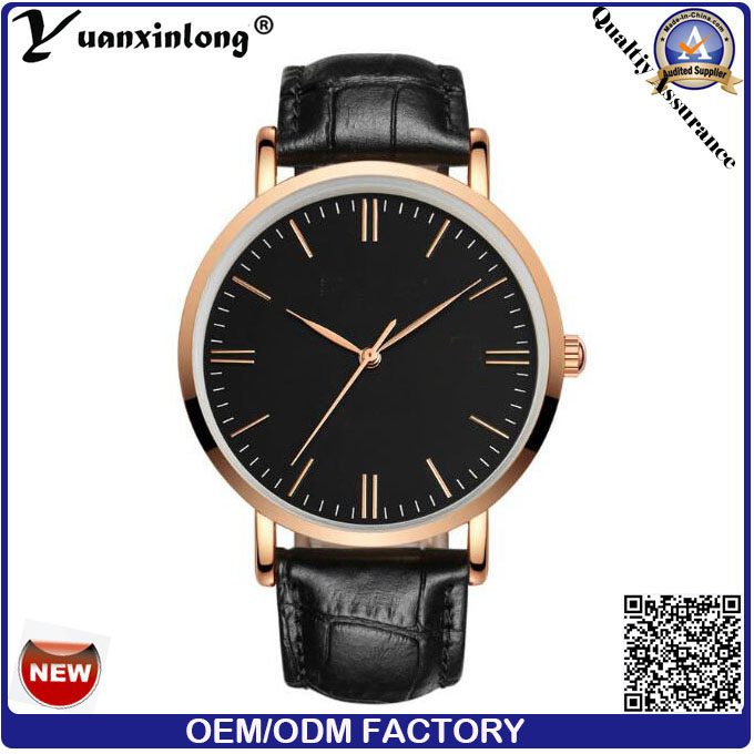 Yxl-011 Custom Logo Wholesale Real Leather Strap Women Watch, Hot Sell Dw Watch