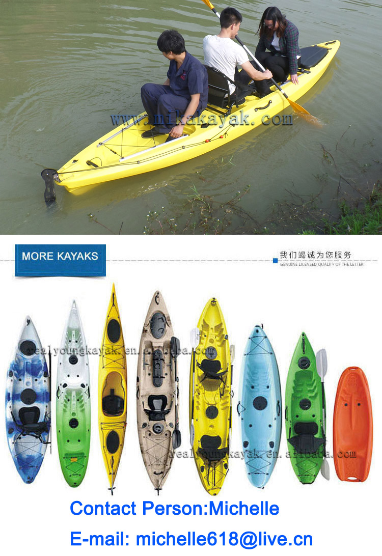 Fishing Kayak with Rudder and Foot Pedal System