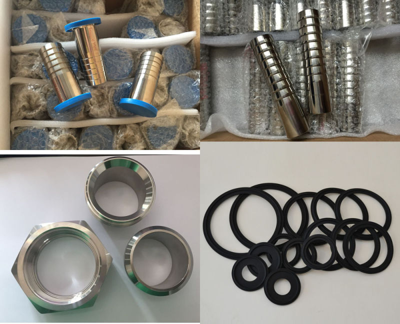 Stainless Steel Sanitary Pipe Fitting Threading Nipple (JN-UN2019)