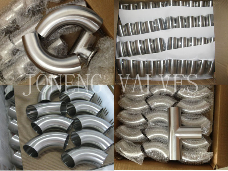 Stainless Steel Food Processing Weld Straight Type 90d Elbow (JN-FT2004)