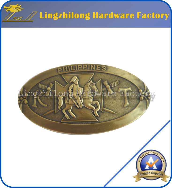 Metal Household Products Gold Badges Custom Car Emblem