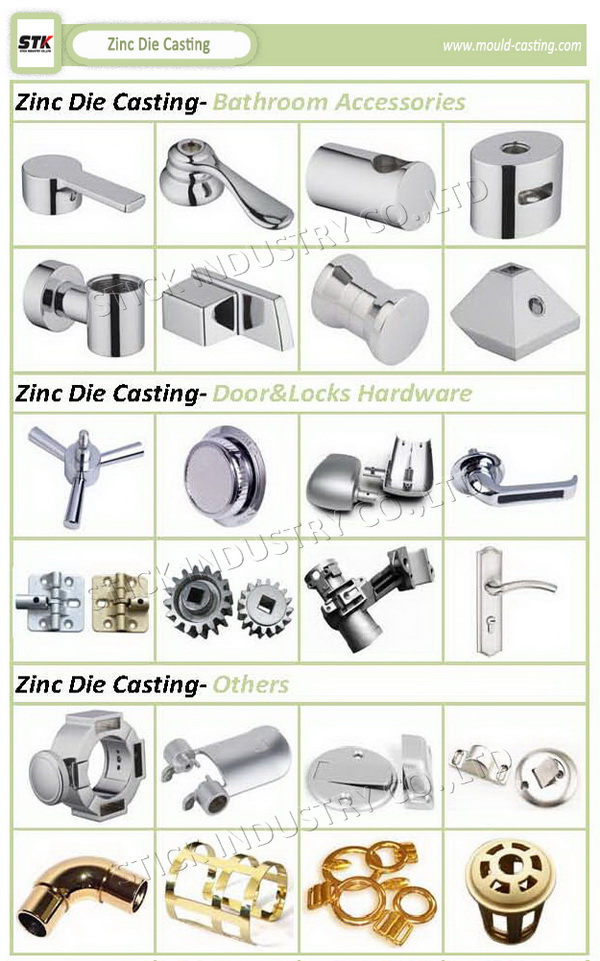 China Manufacturer Zinc Alloy Die Casted Part for Bathroom Accessories