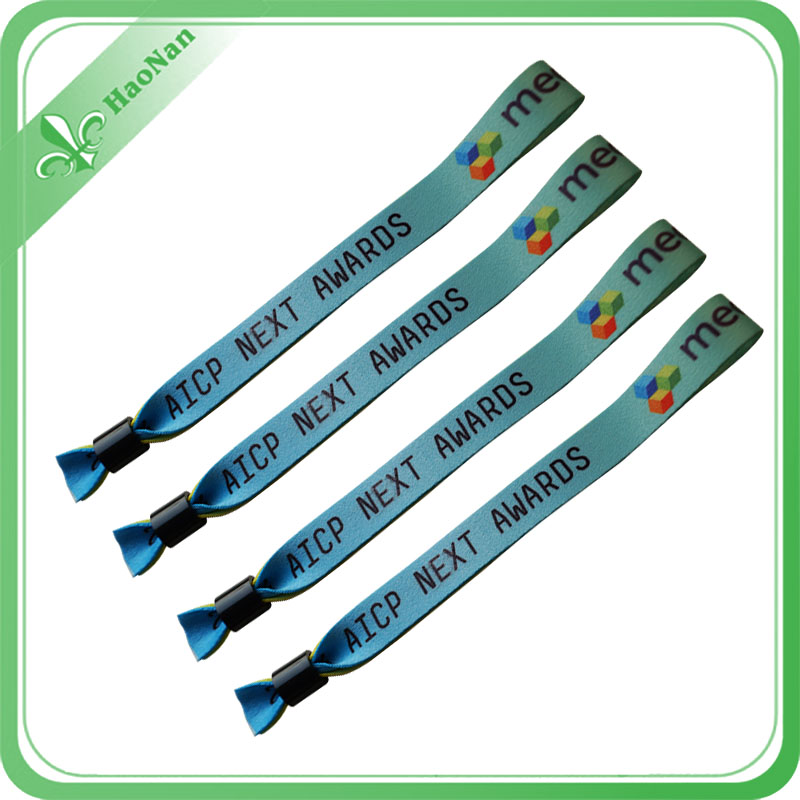 Soft and Popular Colorful Custom Satin Wristband for Wholesale
