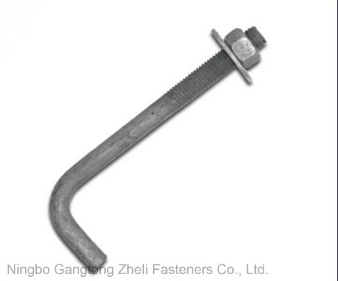 M3-M100 of L Type Anchor Bolt with Carbon Steel