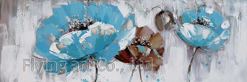 Abstract Flower Oil Painting Wall Art