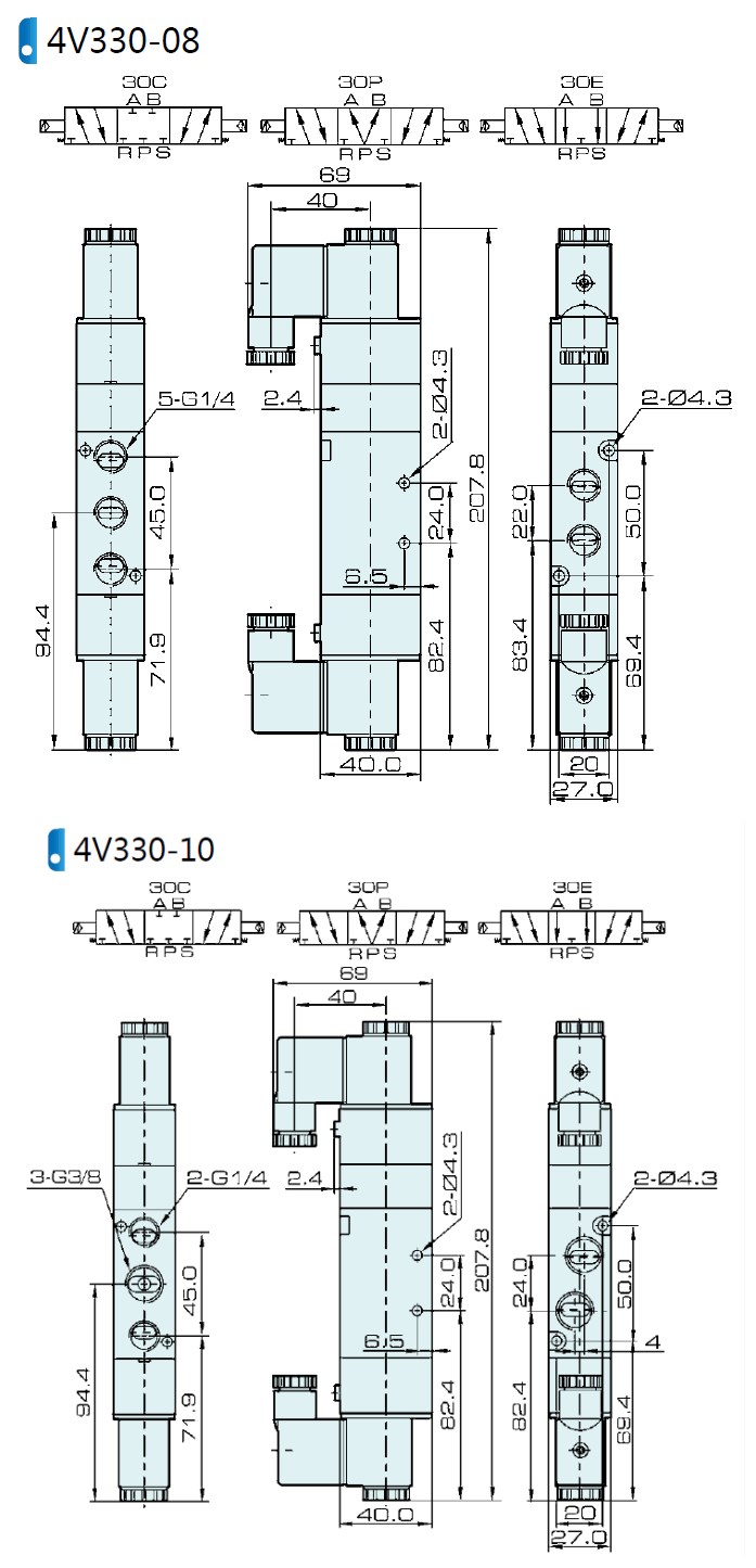 5/2 Way Solenoid Valve