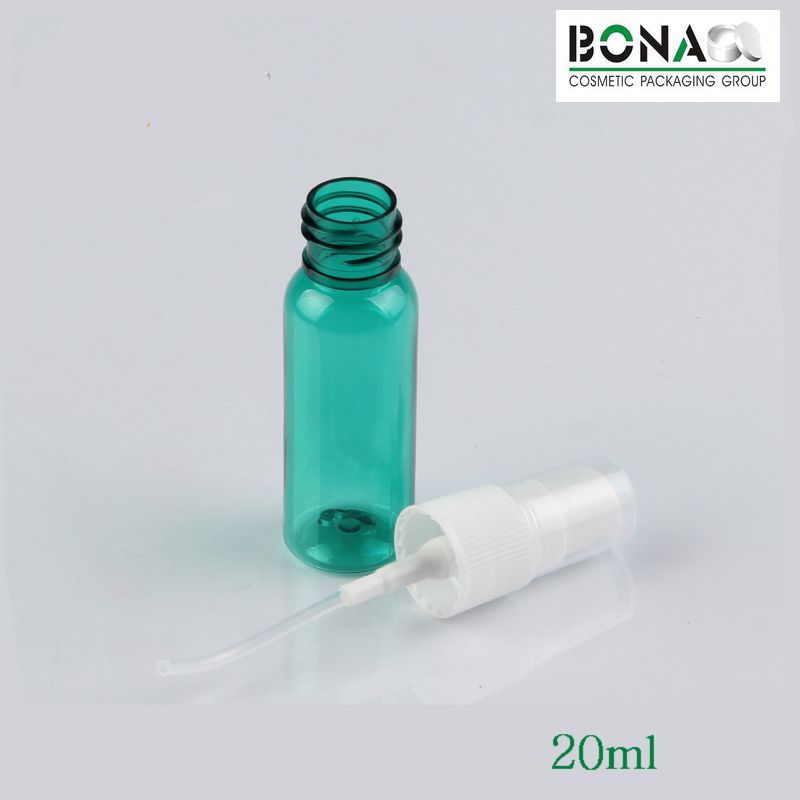 High Quality 20ml Pet Bottle Round Bottle with Sprayer