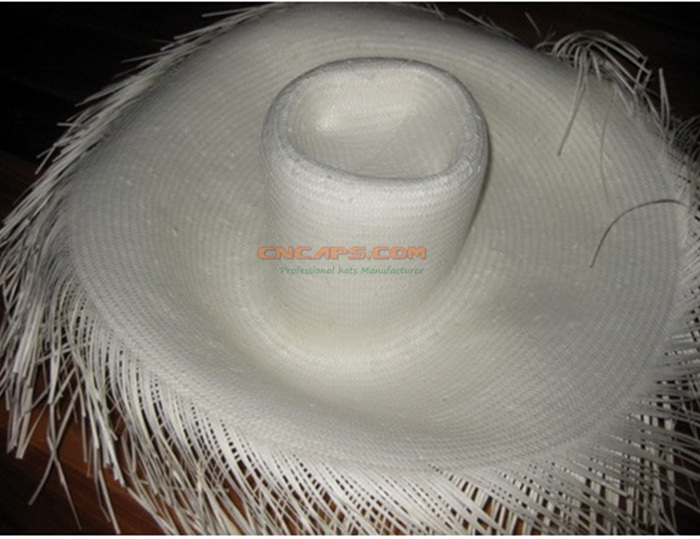 8bu Straw Hat Body 2X2 Unglazed Ivory 6X5X5