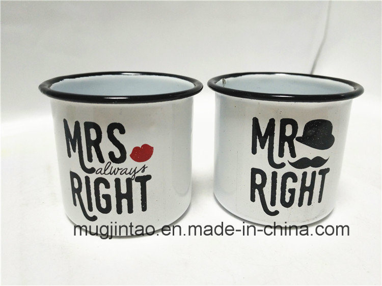 Hot Sale Enamel Metal Mug for Daily Life