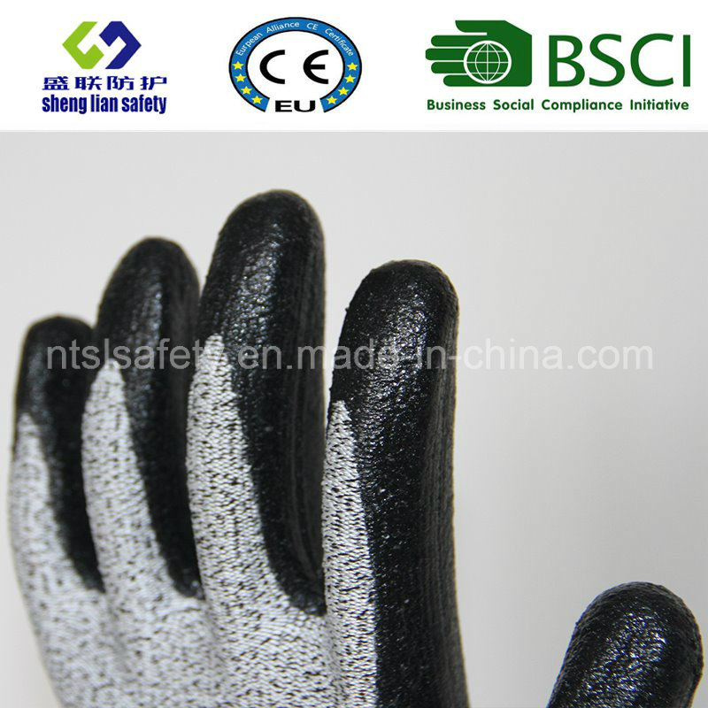 Cut Resistant Safety Work Glove with Foam Nitrile Coated