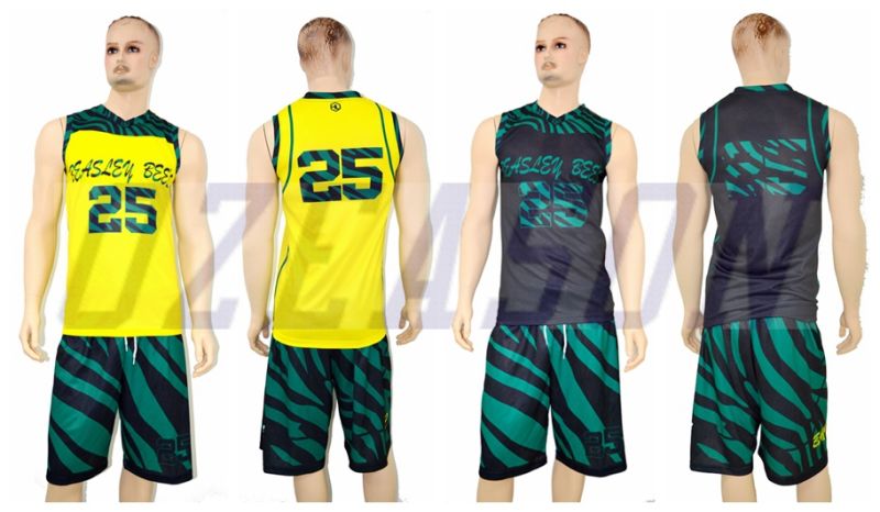 Custom Made Sublimation Printing Basketball Jerseys