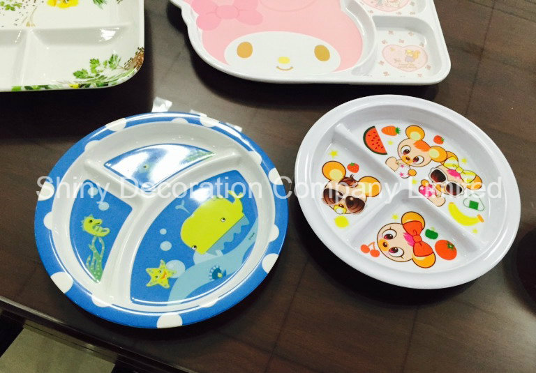 Melamine Plate with Art - 14pm02525