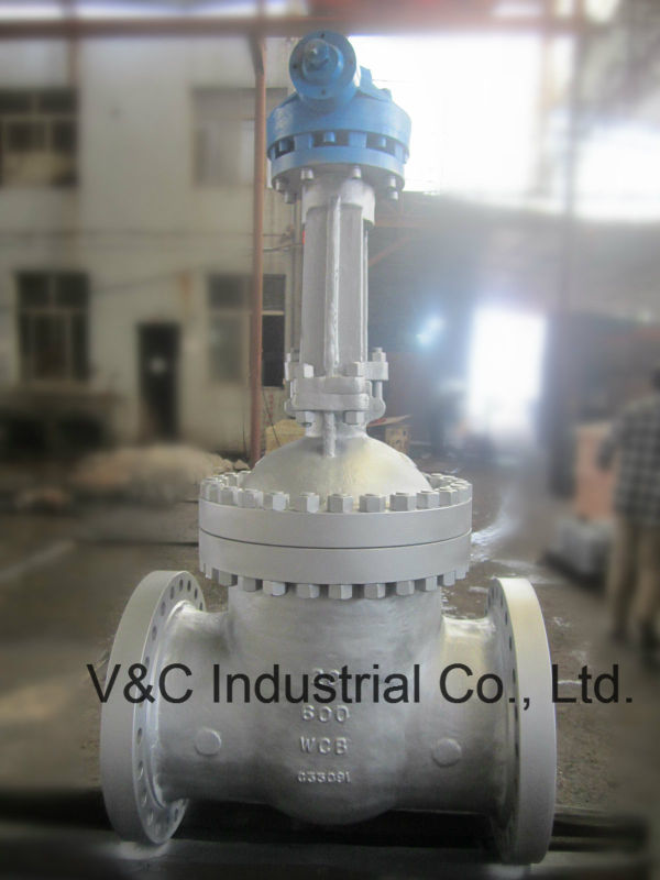 API Pneumatic Control Flanged Wedge Gate Valve