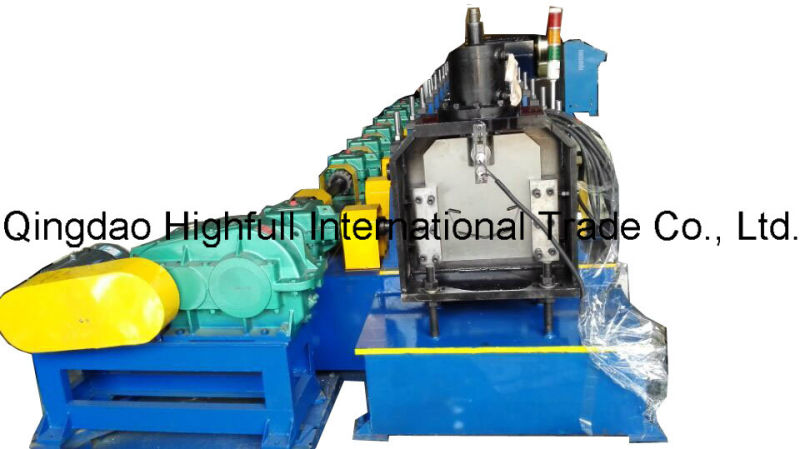 Galvanized Steel Gutter Roll Forming Machine with Production Speed 8-15m/Min