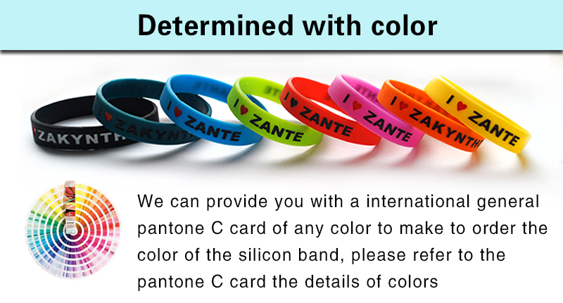 Custom Logo Debossed Printing Promotional Gift Silicone Bracelet