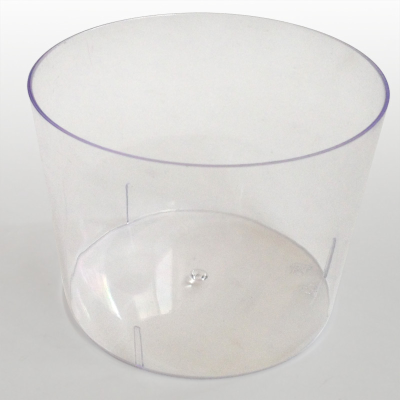 Tableware Plastic Mug Cylindro Cup Clear 6 Ounces