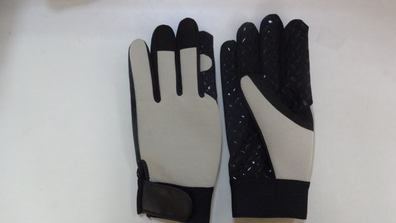 Silicone Dotted Palm Glove-Industrial Glove-Labor Glove-Machine Glove-Weight Lifiting Glove