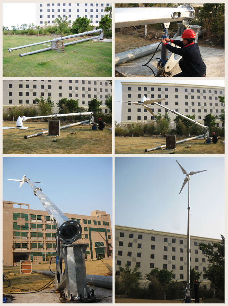 Small Wind Turbine-Generators 5000W Wind Power Energy for Home Family