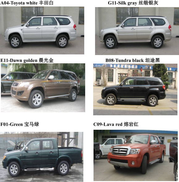 China Diesel Left Hand Drive Pickup 4X4