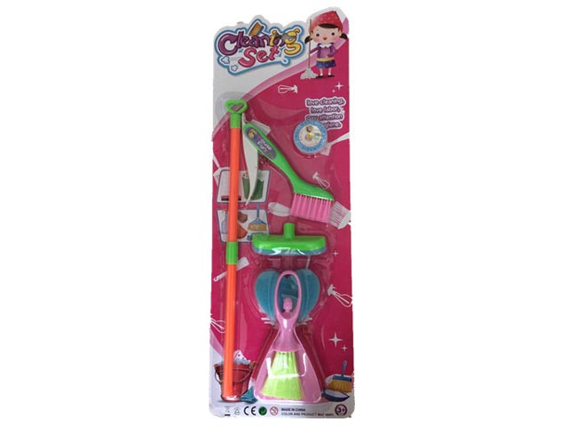 Plastic Toy of Cleaning Play Set