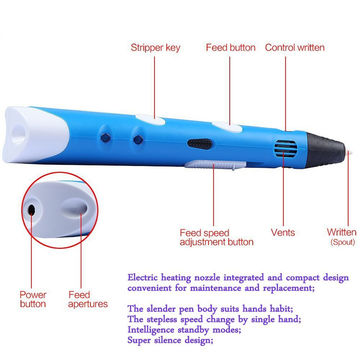 2013 New Cheap LCD Display ABS/PLA Supplies Digital 3D Drawing Pen Printer