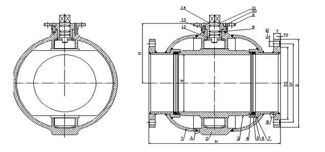 Forged Sreel Full/All Welded Ball Valve (API)