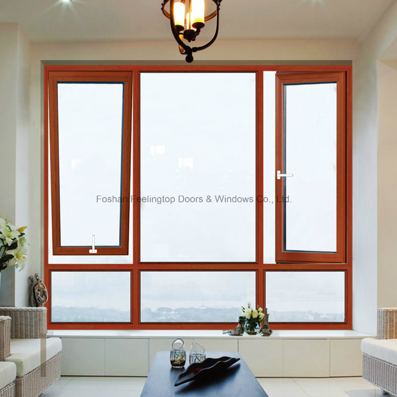 Feelingtop Excellent Insultion Metal Window with Coated Toughened Glass (FT-W80)