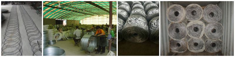 Cross Type Razor Wire/Barbed Wire/Razor Barbed Wire