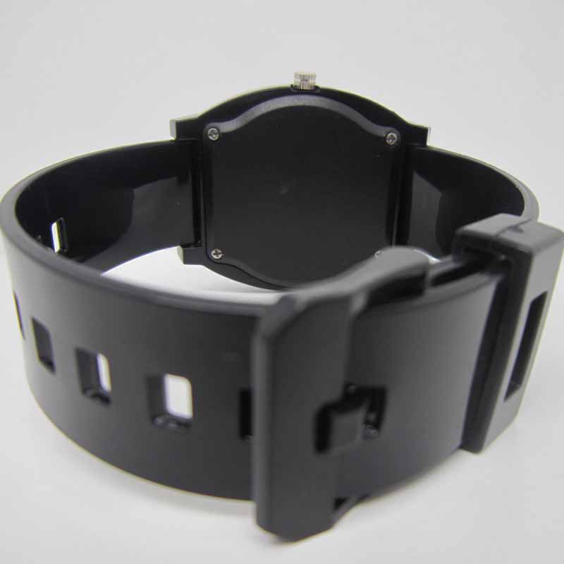 Fashion Silicone Band Alloy Watches (HLJA15017)