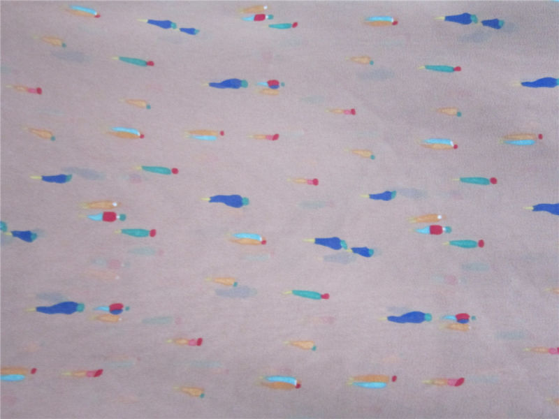 50d Polyester Crepe Chiffon Printing Fabric for Garment (XSC013)